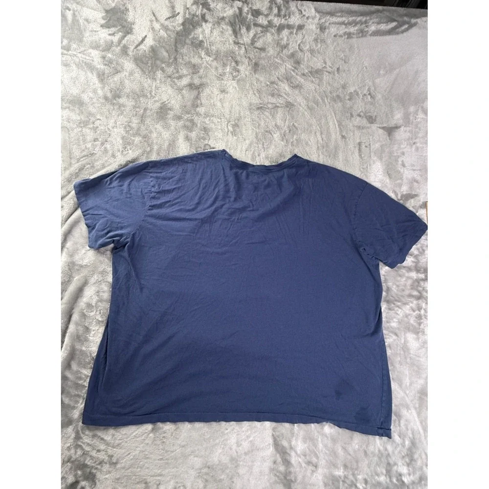 Polo R. Lauren & Co. Anchor Nautical Logo T-Shirt Mens 4XB Blue Short sleeves